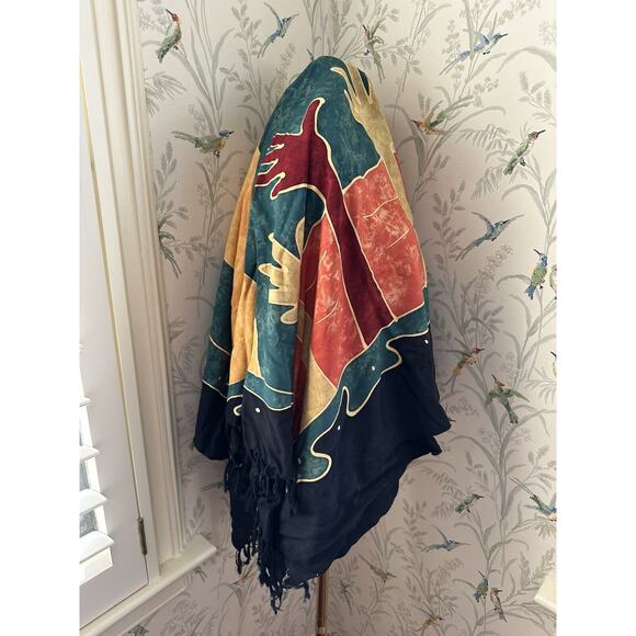 Curious Designs Large Scarf Santa Fe 40x60” Bohemian Southwestern - Picture 2 of 4